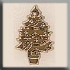 Mill Hill Glass Treasures 12106 - Christmas Tree Gold