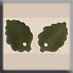 Mill Hill Glass Treasures 12144 - Medium Leaf Matte Olive