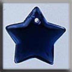 Mill Hill Glass Treasures 12176 - Large Flat Star Royal Blue