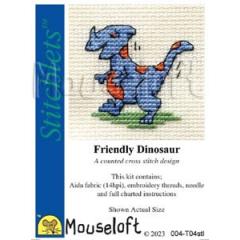 Stickpackung Mouseloft - Friendly Dinosaur Ø 6,4 cm