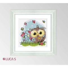 Luca-S Stickpackung - Happy Owl