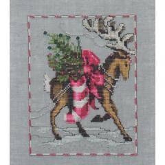 Stickvorlage Nora Corbett - Christmas Eve Couriers - Prancer