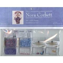 Embellishment Pack Pansy Spring Garden - Nora Corbett
