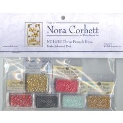 Embellishment Pack Three French Hens - Nora Corbett