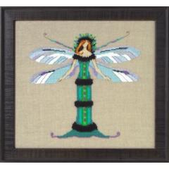 Stickvorlage Nora Corbett - Miss Dragonfly (Intriguing Insects)