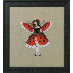 Stickvorlage Nora Corbett - Miss Ladybug (Intriguing Insects)