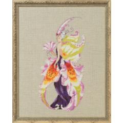 Stickvorlage Nora Corbett - Lady Catt (Orchid Party)