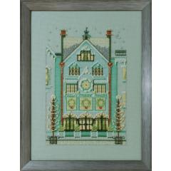Stickvorlage Nora Corbett - The Clockmakers House (Holiday Village)
