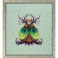 Stickvorlage Nora Corbett - Fluttering Fashion - June Bug NC310