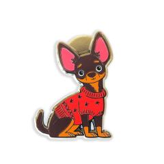 Cheerful Chihuahua - Needle Minder Leti Stitch (magnetischer Nadelhalter)