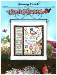 Stickvorlage Stoney Creek Collection - Spring Banner