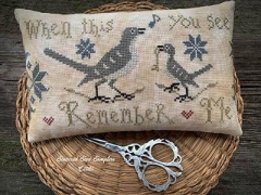 Stickvorlage Scattered Seeds Samplers - Mockingbirds Message