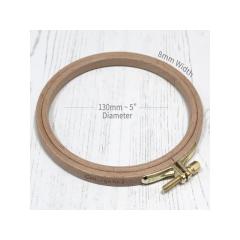 Nurge Stickring Buchenholz - Ø 130 x 8 mm