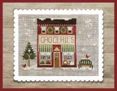 Stickvorlage Little House Needleworks - Hometown Holiday - Grocery Store