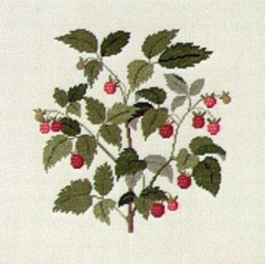 Fremme Stickpackung - Himbeeren 27x27 cm