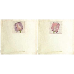 Fremme Stickpackung - Tulpen 2er-Set 15x15 cm