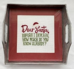 Stickvorlage Keslyns - Dear Santa 