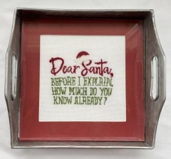 Stickvorlage Keslyns - Dear Santa