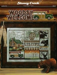Stickvorlage Stoney Creek Collection - Woodsy Welcome