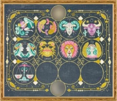 Stickvorlage Tiny Modernist Inc - Zodiac Signs Teil 9