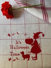 Stickvorlage Lilli Violette - Its Halloween Time
