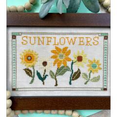 Stickvorlage Petal Pusher - Fresh Picked Sunflowers