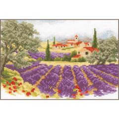 Lavendellandschaft - Vervaco Verachtert (Stickpackung)