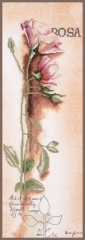 Lanarte Stickbild Rose 20x60 cm