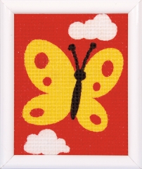 Vervaco Verachtert - Stickbild Schmetterling