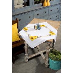 Vervaco Verachtert - Tischdecke Sonnenblumen bedruckt
