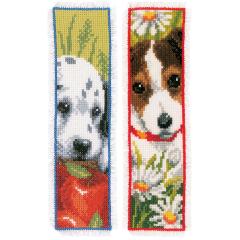 Vervaco Stickpackung - Lesezeichen Hunde 2er-Set