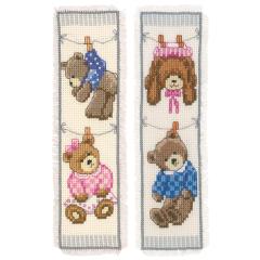 Vervaco Verachtert - Lesezeichen Teddybären 2er-Set