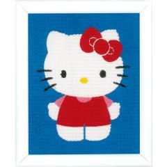 Vervaco Stickpackung - Hello Kitty 12,5x16 cm
