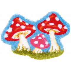 Knüpfteppich Pilze - Vervaco Verachtert