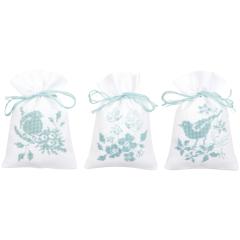 Vervaco Verachtert - Geschenksäckchen Vögel 3er-Set