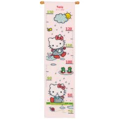 Vervaco Stickpackung - Messlatte Hello Kitty 18x70 cm
