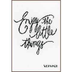 Vervaco Verachtert - Stickbild Enjoy the little things