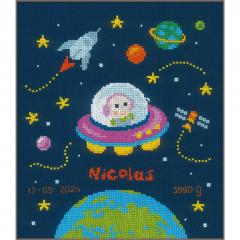 Vervaco Verachtert - Geburtsbild Baby Astronaut