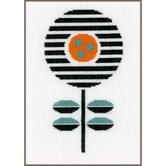 Vervaco Verachtert - Stickbild Abstrakte Blume