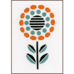 Vervaco Verachtert - Stickbild Abstrakte Blume
