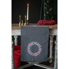 Vervaco Verachtert - Läufer Weihnachtsmotive bedruckt