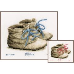 Vervaco Verachtert - Geburtsbild Babyschuhe