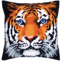 Vervaco Verachtert - Kreuzstichkissen Tiger