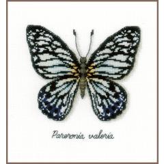Vervaco Verachtert - Stickbild LVM Schmetterling blau
