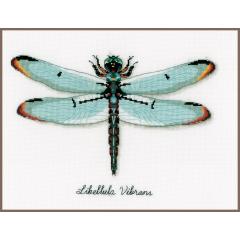 Vervaco Stickbild Libelle 27x19 cm