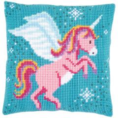 Vervaco Verachtert - Kreuzstichkissen Einhorn