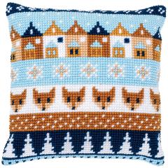 Vervaco Verachtert - Kreuzstichkissen Wintermotive
