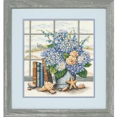 Stickpackung Dimensions - Hydrangeas and Shells