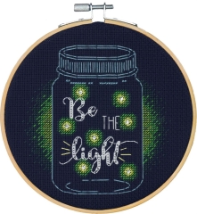 Stickpackung Dimensions - Be the Light mit Stickring