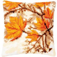 Vervaco Verachtert - Kreuzstichkissen Herbstblätter